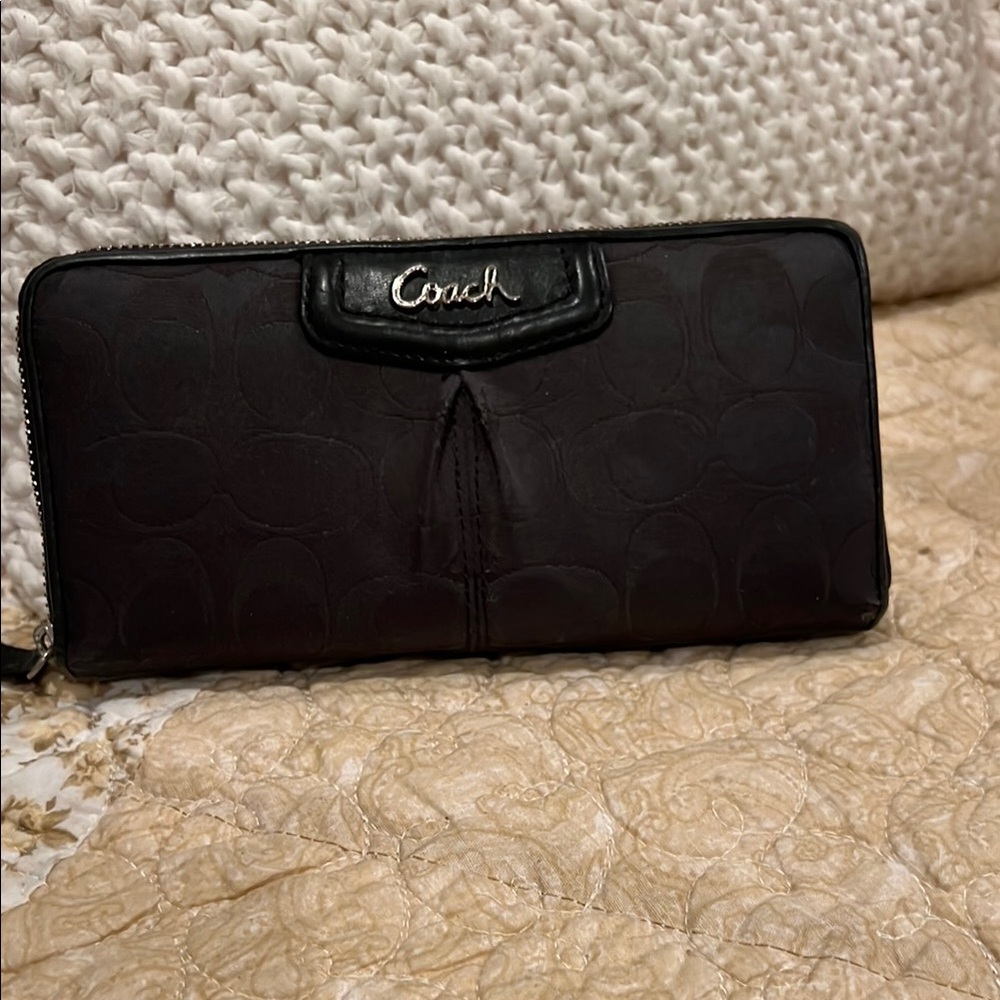 Coach Black Wallet